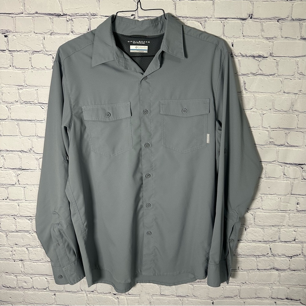 Columbia Omni-Shade Gray Shirt